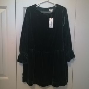 NWT Gymboree Green Velvet Christmas Dress Size 5